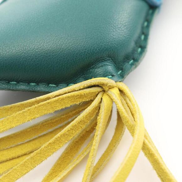 HERMES Blue Leather Charm - Picture 6 of 8